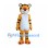 Tiger Mascot Costume in Yellow with Red Nose