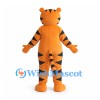 Tiger Mascot Costume in Orange with Pink Paw Pads