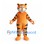 Tiger Mascot Costume in Orange with Pink Paw Pads