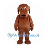 Dog Mascot Costume in Brown with Drooping Ears
