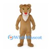 Lioness Mascot Costume in Tan with White Neck Ruff