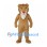 Lioness Mascot Costume in Tan with White Neck Ruff