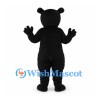 Bear Mascot Costume in Black with Gray Belly