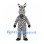 Zebra Mascot Costume with Black and White Stripes