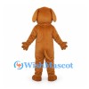 Dog Mascot Costume in Tan with Floppy Ears