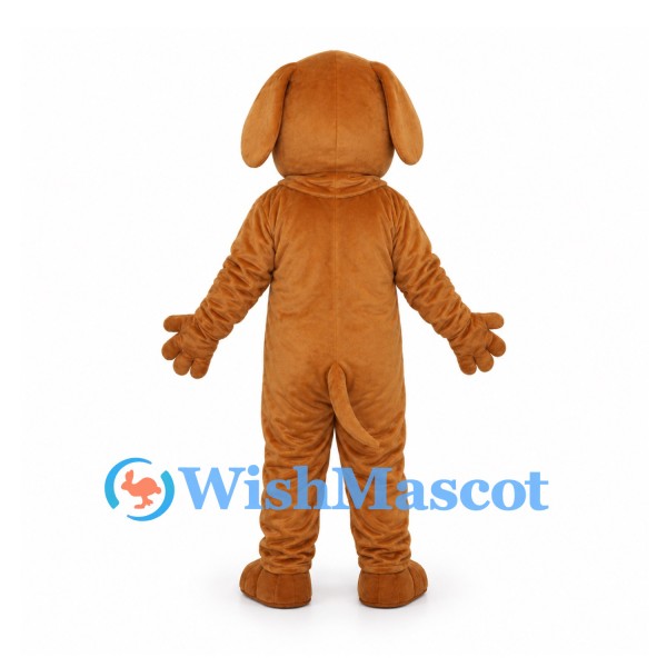 Dog Mascot Costume in Tan with Floppy Ears