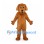 Dog Mascot Costume in Tan with Floppy Ears