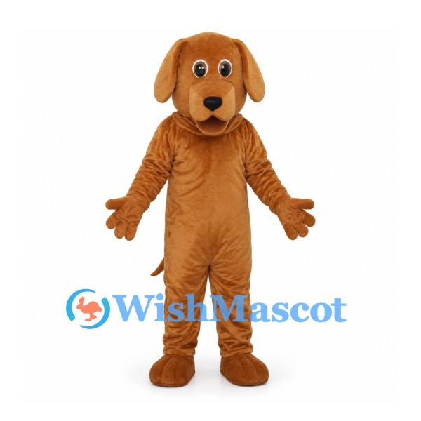 Dog Mascot Costume in Tan with Floppy Ears