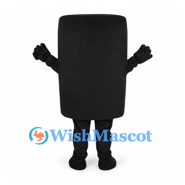 Mobile Phone Mascot Costume in Black with Gray Screen
