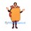 Sandwich Mascot Costume with Layered Filling and Brown Bread
