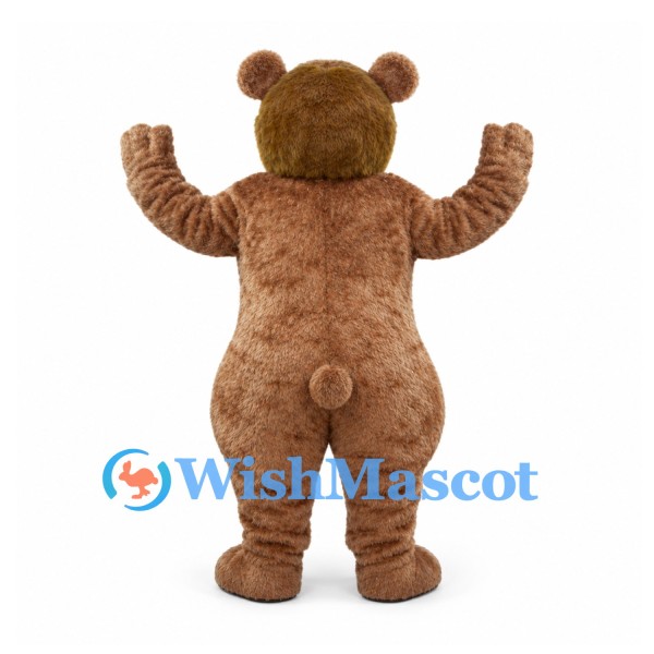 Bear Mascot Costume in Brown with Cream Muzzle