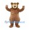 Bear Mascot Costume in Brown with Cream Muzzle