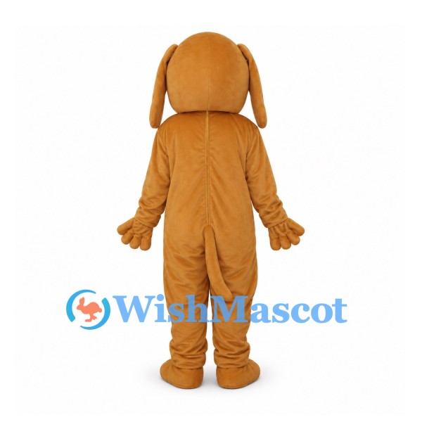 Dog Mascot Costume in Tan with Long Floppy Ears