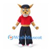 Kangaroo Mascot Costume with Red Shirt and Black Pants