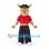 Kangaroo Mascot Costume with Red Shirt and Black Pants