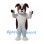 Dog Mascot Costume in Brown and White with Large Paws