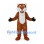 Tiger Mascot Costume in Orange with White Chest and Black Stripes