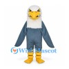 Bald Eagle Mascot Costume in Blue Gray with White Head