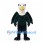 Bald Eagle Mascot Costume with Dark Green Wings and White Head