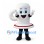 Coffee Cup Mascot Costume in White with Matching Saucer