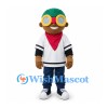 Boy Mascot Costume with Yellow Goggles and Red Scarf