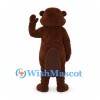 Beaver Mascot Costume in Brown with Cream Belly