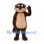 Beaver Mascot Costume in Brown with Cream Belly