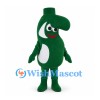 Dollar Sign Mascot Costume in Green with White Belly