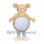 Mouse Mascot Costume in Tan with Spotted Round Body