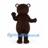 Bear Mascot Costume in Dark Brown with Cream Muzzle