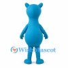 Cyclops Mascot Costume in Blue with Round Ears