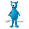 Cyclops Mascot Costume in Blue with Round Ears