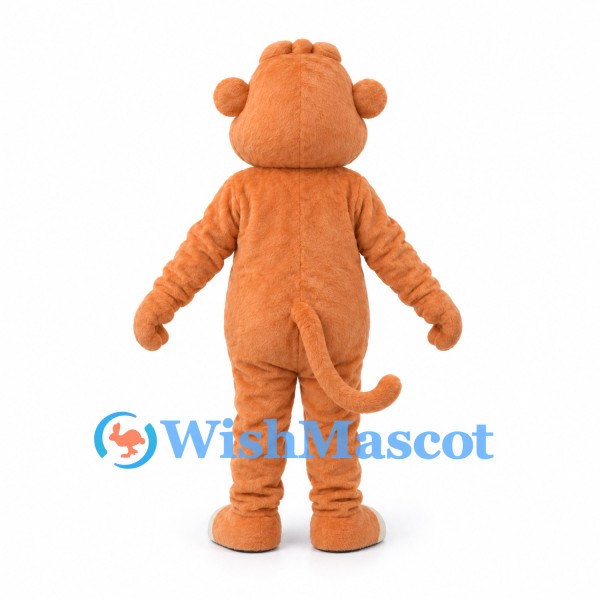 Monkey Mascot Costume in Tan with Cream Belly