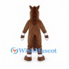 Horse Mascot Costume in Brown with White Belly and Hooves