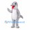 Dolphin Mascot Costume in Gray with White Belly