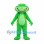 Frog Mascot Costume in Green with Yellow Spots