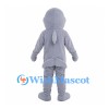 Dolphin Mascot Costume in Gray with White Belly