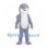 Dolphin Mascot Costume in Gray with White Belly