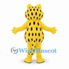 Cat Mascot Costume in Yellow with Black Spots