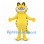 Cat Mascot Costume in Yellow with Black Spots
