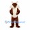 Fox Mascot Costume in Brown with Large Cream Cheeks and Chest