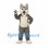 Husky Mascot Costume in Gray with White Belly