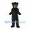 Black Bear Mascot Costume with Brown Muzzle
