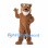 Cougar Mascot Costume in Tan with White Chin