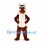Dog Mascot Costume in Brown with White Cheeks and Belly