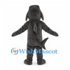 Shark Mascot Costume in Gray with White Belly