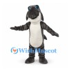 Shark Mascot Costume in Gray with White Belly