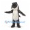 Shark Mascot Costume in Gray with White Belly