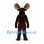 Moose Mascot Costume in Dark Brown with Broad Antlers