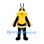 Bee Mascot Costume in Yellow and Black with Long Wings